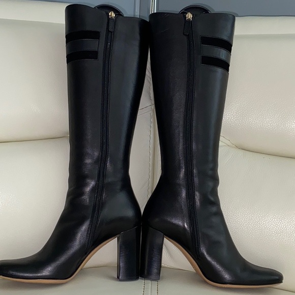 Gucci Tall Leather Boots - Picture 1 of 16